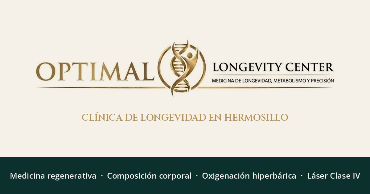 Sitio web de Optimal Healthspan, consulta de medicina funcional y preventiva en Hermosillo